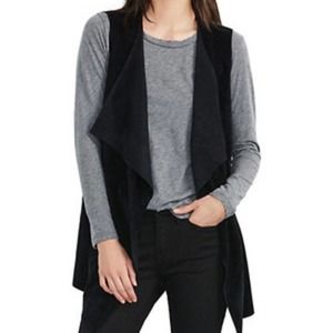 Velvet By Graham And Spencer Faux Suede Vest Sz XS